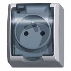 Ospel GNH-1HZ/00/d, Blanc, IP44, 16 A, 60 mm, 52 mm, 70 mm