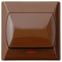 Ospel ŁP-1AS/24, Marron, IP20, 250 V, 10 A, 82 mm, 36 mm