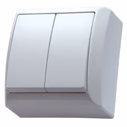 Ospel ŁN-2B/00, Blanc, IP20, 250 V, 10 A, 60 mm, 37 mm