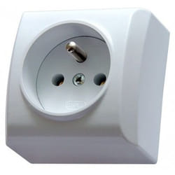 Ospel GN-1BZ/00 prise de courant Blanc