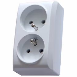 Ospel GN-2BZ/00, Blanc, IP20, 16 A, 60 mm, 40 mm, 100 mm
