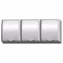 Ospel GNH-3HZ/00/w, Blanc, IP44, 16 A, 1 pièce(s)