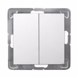 Ospel ŁP-10Y/m/00, Blanc, IP20, 250 V, 16 A, 71 mm, 40 mm
