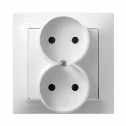 Ospel GP-2Y/00, Blanc, IP20, 16 A, 84 mm, 45 mm, 84 mm