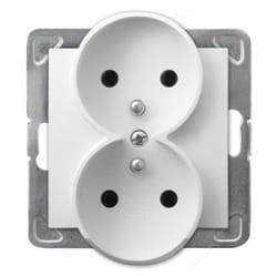 Ospel GP-2YRZ/m/00 prise de courant Blanc