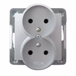 Ospel GP-2YRZ/m/18, Argent, IP20, 16 A, 71 mm, 45 mm, 71 mm
