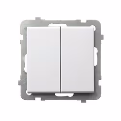 Ospel ŁP-2R/m/00, Blanc, IP20, 250 V, 16 A, 71 mm, 42 mm