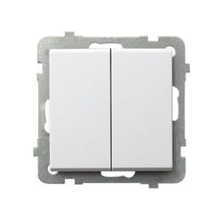 Ospel ŁP-2R/m/00 commutateur électrique Blanc