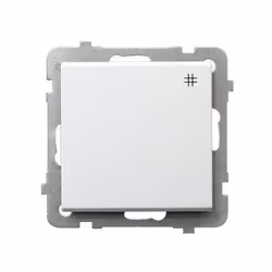 Ospel ŁP-4R/m/00, Blanc, IP20, 250 V, 16 A, 71 mm, 42 mm