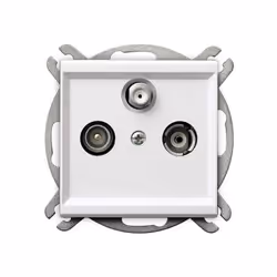 Ospel GPA-RS/m/00, Blanc, IP20, 71 mm, 35 mm, 71 mm, 104 g