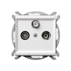 Ospel GPA-RS/m/00 prise de courant Blanc