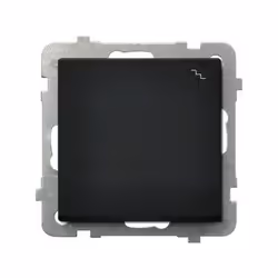 Ospel ŁP-3R/m/33, Noir, IP20, 250 V, 16 A, 71 mm, 42 mm