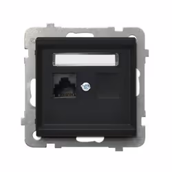 Ospel GPK-1R/K/m/33, Noir, IP20, 71 mm, 33 mm, 71 mm, 59 g
