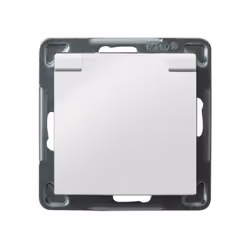 Ospel GPH-1YZP/m/00/w, Blanc, IP44, 16 A, 71 mm, 44 mm, 71 mm