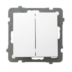Ospel ŁP-2G/m/00 commutateur électrique Blanc