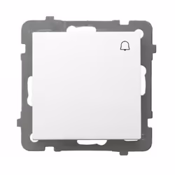 Ospel ŁP-6G/m/00, Blanc, IP20, 250 V, 10 A, 71 mm, 40 mm