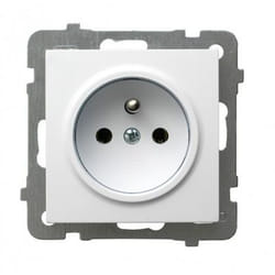 Ospel GP-1GZ/m/00 prise de courant Blanc