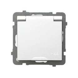 Ospel GPH-1GZ/m/00/w prise de courant Blanc