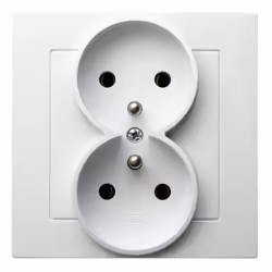 Ospel GP-2GZ/00, Blanc, IP20, 16 A, 84 mm, 45 mm, 84 mm