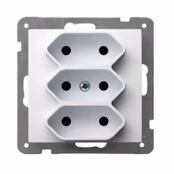 Ospel GP-3G/m/00, Blanc, IP20, 2,5 A, 71 mm, 45 mm, 71 mm