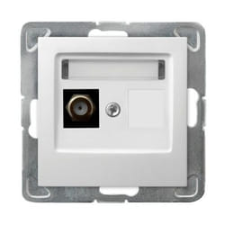 Ospel GPA-1YF/m/00 prise de courant Blanc