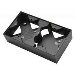 Ospel PNP-2R/33 boitier de prise de courant Noir