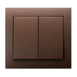Ospel ŁP-2W/52 commutateur électrique Marron
