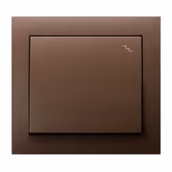 Ospel ŁP-3W/52, Marron, IP20, 250 V, 10 A, 88 mm, 39 mm
