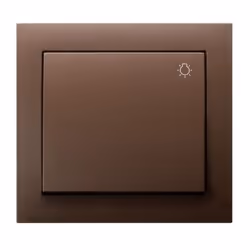 Ospel ŁP-5W/52, Marron, IP20, 250 V, 10 A, 88 mm, 39 mm