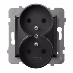 Ospel GP-2URZ/m/33, Noir, IP20, 16 A, 71 mm, 45 mm, 71 mm