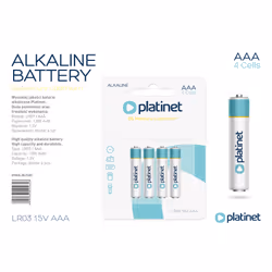 Platinet PMBLR034B pile domestique Batterie à usage unique AAA Alcaline