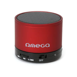 Omega OG47R enceinte portable Enceinte portable mono Noir, Rouge 3 W