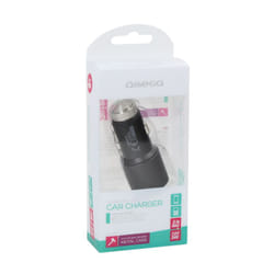 Omega OUCC2MB chargeur d'appareils mobiles Universel Noir Allume-cigare