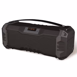 Platinet PMG75B, 11 W, 11 W, Avec fil &sans fil, 10 m, Enceinte portable stéréo, Noir, Gris