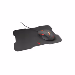 Omega VSETMPX4, Ambidextre, Optique, 3200 DPI, Noir, Rouge
