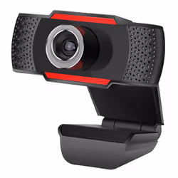 Platinet PCWC480, 640 x 480 pixels, VGA, 480p, AVI, USB 2.0, Noir, Rouge