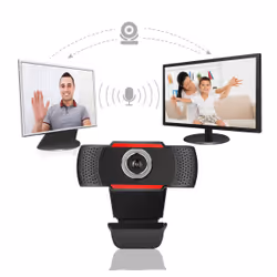 Platinet PCWC480 webcam 640 x 480 pixels USB 2.0 Noir, Rouge