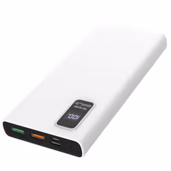 Platinet PMPB10WQC726W, 10000 mAh, Lithium Polymère (LiPo), Quick Charge 3.0, Blanc