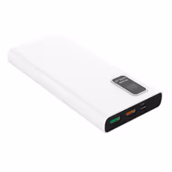 Platinet PMPB10WQC726W banque d'alimentation électrique Lithium Polymère (LiPo) 10000 mAh Blanc