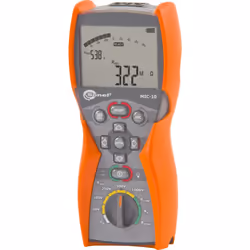 enquête Tension de test 50 V, 100 V, 250 V, 500 V, 1kV · Mesure de la résistance de conducteur de protection ±200 mA · Mesure ...