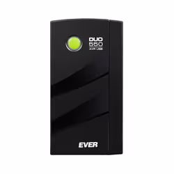 Ever DUO 550 AVR USB alimentation d'énergie non interruptible Interactivité de ligne 0,55 kVA 330 W 4 sortie(s) CA - Vue supplémentaire 2