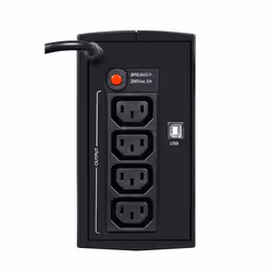 Ever DUO 550 AVR USB alimentation d'énergie non interruptible Interactivité de ligne 0,55 kVA 330 W 4 sortie(s) CA - Vue supplémentaire 3