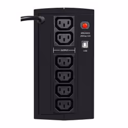 Ever DUO 850 AVR USB alimentation d'énergie non interruptible Interactivité de ligne 0,85 kVA 550 W 6 sortie(s) CA