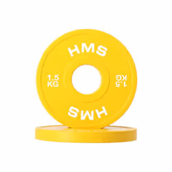 HMS Fitness CBRS15 2 pièce(s) Olympic Disque de lancer de poids revêtu de caoutchouc - Vue supplémentaire 2