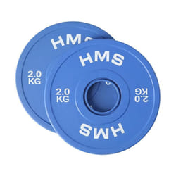 HMS Fitness CBRS20 2 pièce(s) Olympic Disque de lancer de poids revêtu de caoutchouc