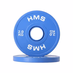 HMS Fitness CBRS20 2 pièce(s) Olympic Disque de lancer de poids revêtu de caoutchouc - Vue supplémentaire 2