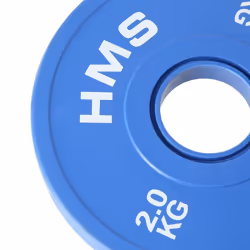 HMS Fitness CBRS20 2 pièce(s) Olympic Disque de lancer de poids revêtu de caoutchouc - Vue supplémentaire 3