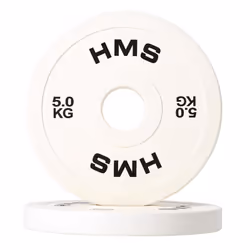 HMS Fitness CBRS50 2 pièce(s) Olympic Disque de lancer de poids revêtu de caoutchouc - Vue supplémentaire 3