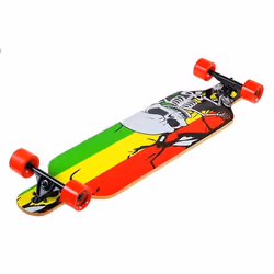 Nils Extreme Wood Homeland Szkielet Longboard Bois Noir, Multicolore
