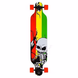 Nils Extreme Wood Homeland Szkielet Longboard Bois Noir, Multicolore